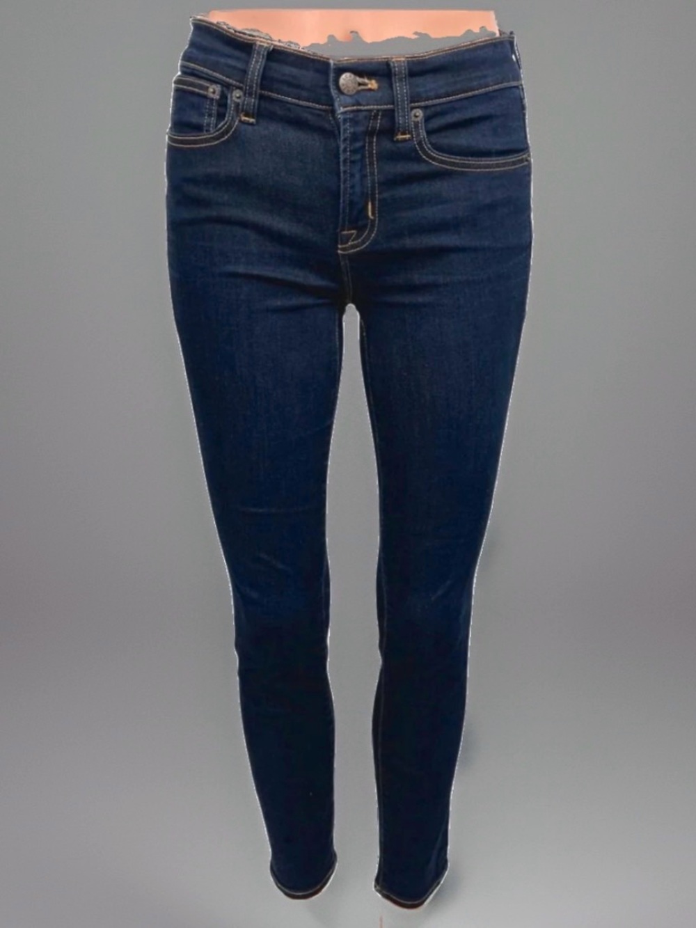 J. Crew NWT 9” High Rise Toothpick Skinny Jeans Size 30 Tall 30T Dark Blue Women